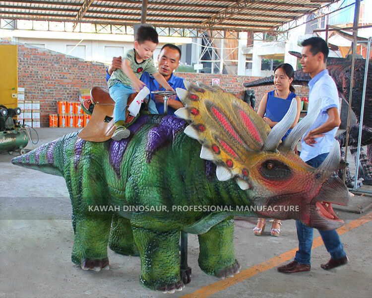 9 Kids experience our Walking Dinosaur Ride for the first time.