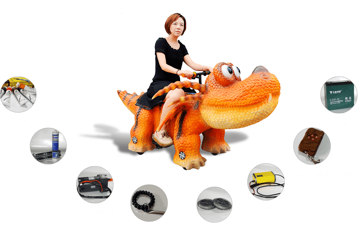 Electric Dinosaur Rides Accessories