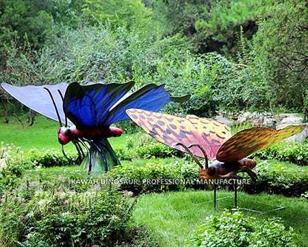 Kawah produce A pair of beautiful butterflies in Animatronic Insects World (6)