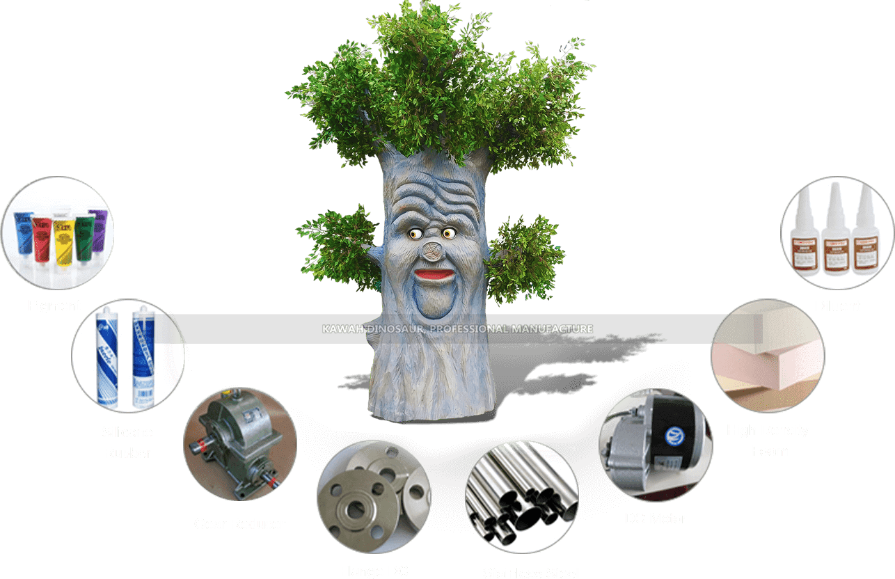 Animatronic Talking Tree Main-Material