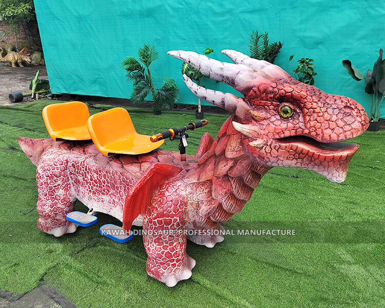 Childrens Lovely Dragon Ride Cars Double Seats Electric Animals Ride On ...