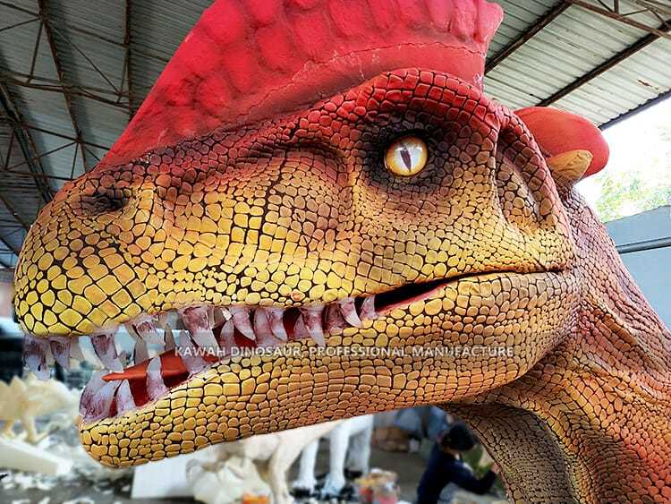 Detalyadong gi-update nga panit sa panit alang sa animatronic dinosaur costume (2)