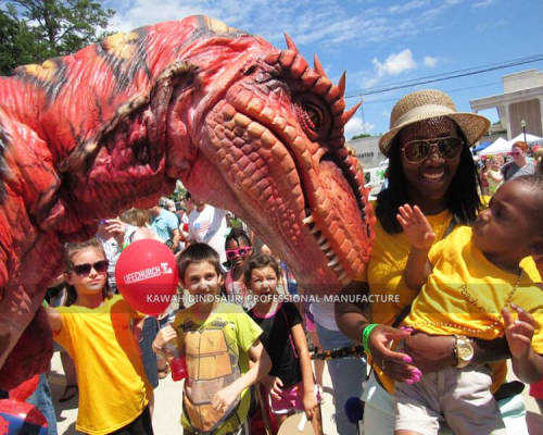 Red Dinosaur Costumes (3)