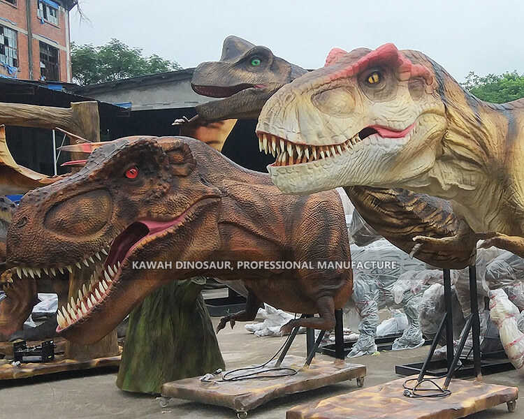 Dinosaurs lesti biex jittrasportaw lejn id-dino park fil-Korea (1)
