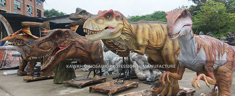 Dinosaurs lesti biex jittrasportaw lejn id-dino park fil-Korea (4)