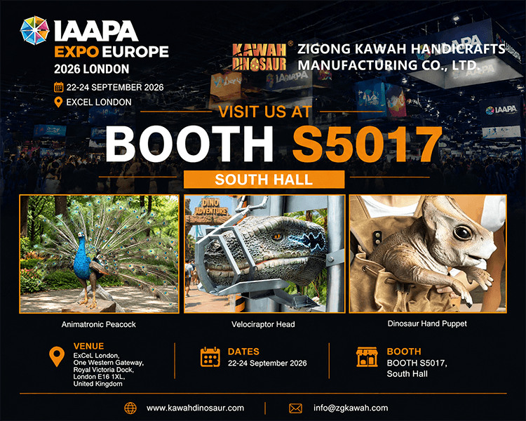 Kawah Dinosaur wird an der IAAPA Expo Europe 2026 teilnehmen