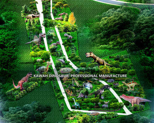 Kawah Dinosaur Forest Park Design