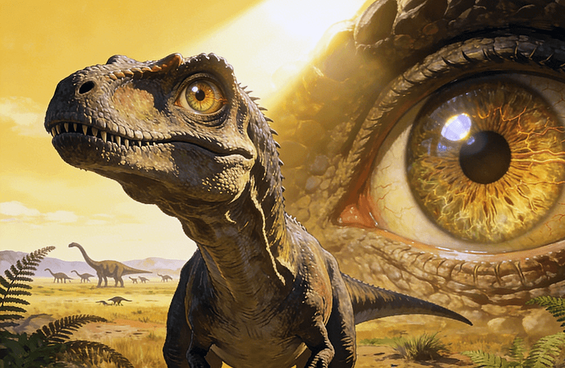 Tyrannosaurus rex likely had strong eyesight