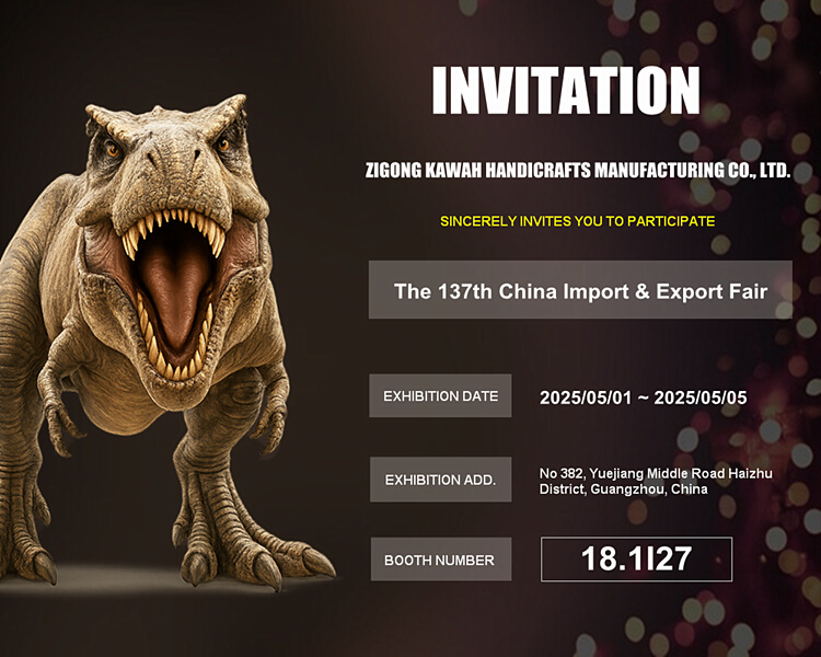 Visit Kawah Dinosaur Factory at the 2025 Canton Fair