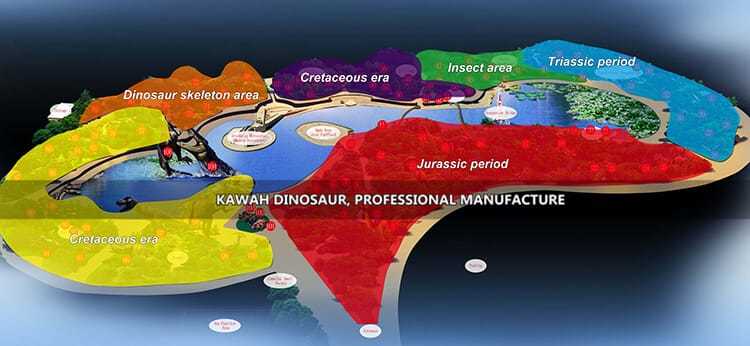 Ջրային դինոզավրերի այգու դիզայն (2)