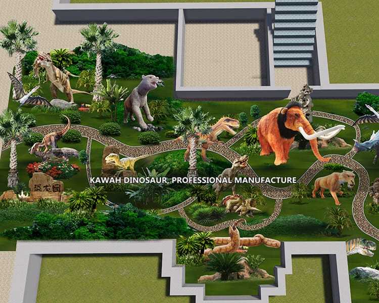 Desain taman kebon binatang