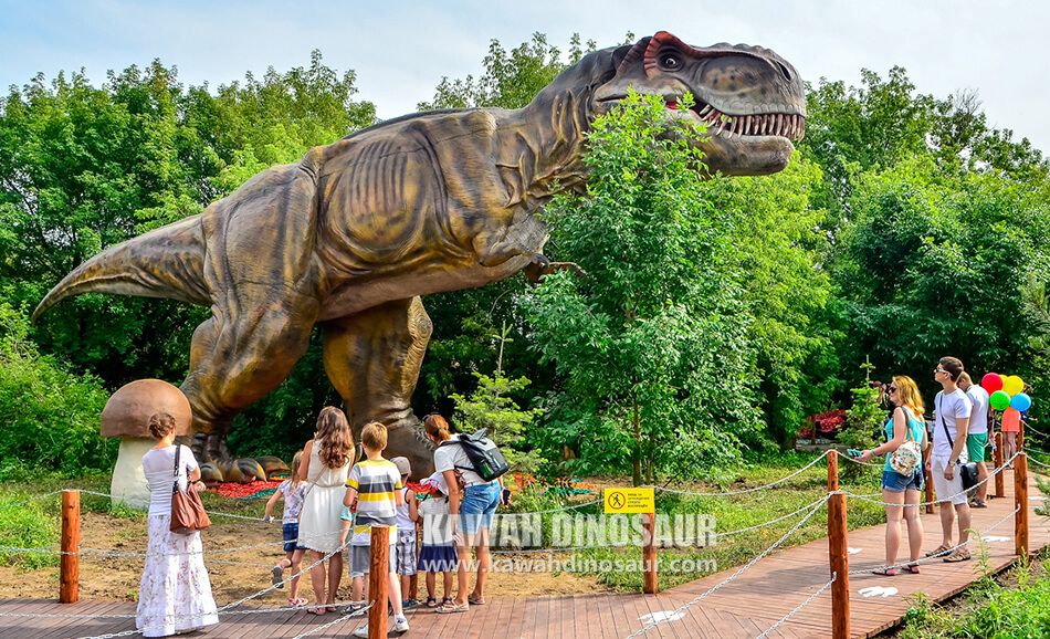 animatronic dinosaur kawah dinosaur