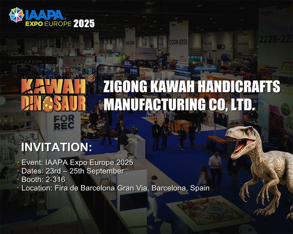kawah dinosaur  factory at IAAPA Expo spain