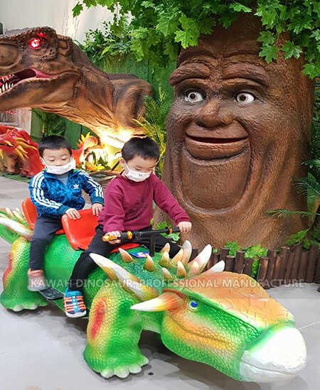 Indoor Playground Dinosaur Ride Car